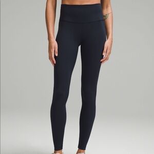 lululemon wunder under navy legging